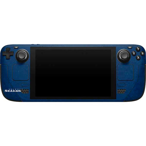 NFL Seattle Seahawks Distressed Steam Deck Handheld Gaming Computer Skin